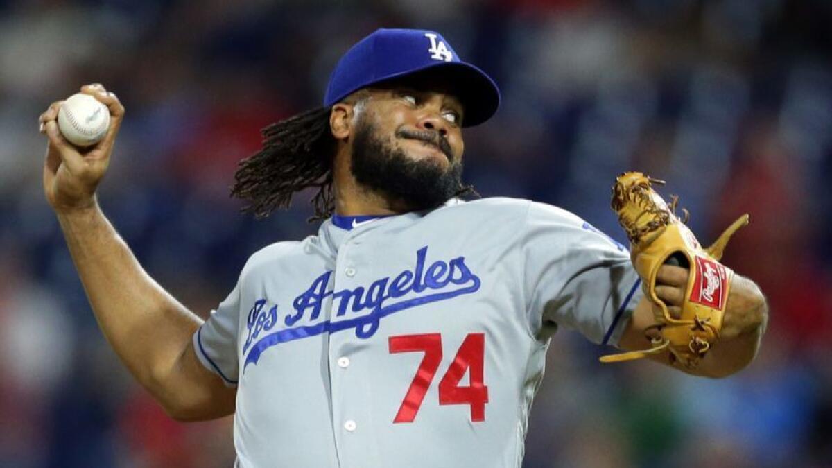 Dodgers closer Kenley Jansen will be out until at least Aug. 20 because of his irregular heartbeat.