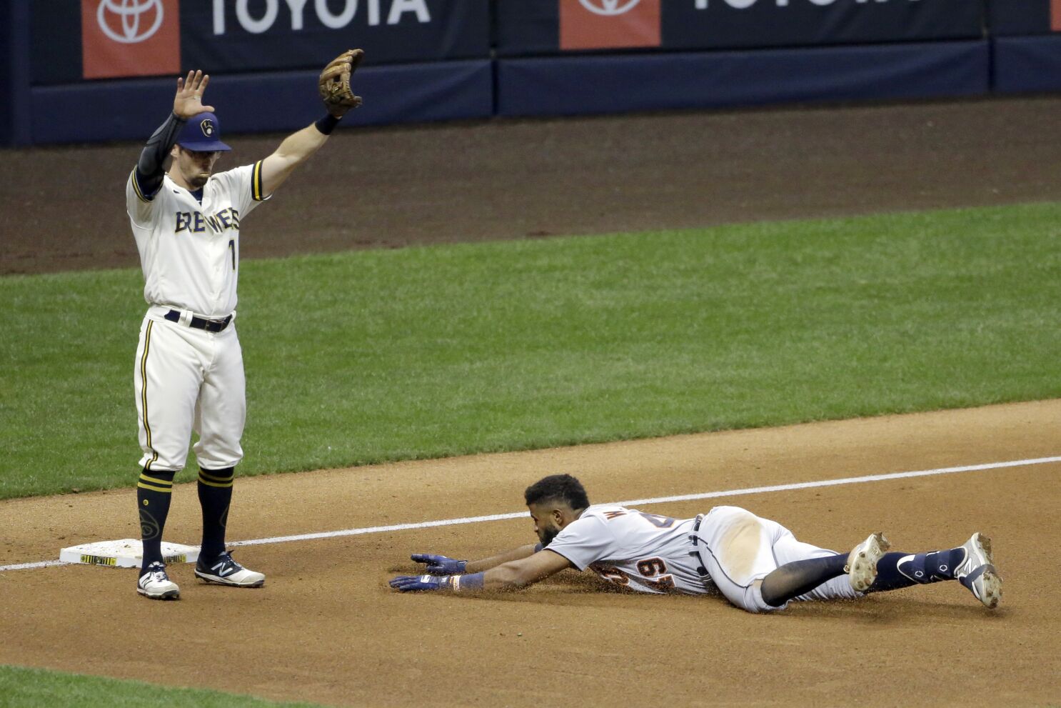 Tigers' JaCoby Jones placed on disabled list after taking pitch to