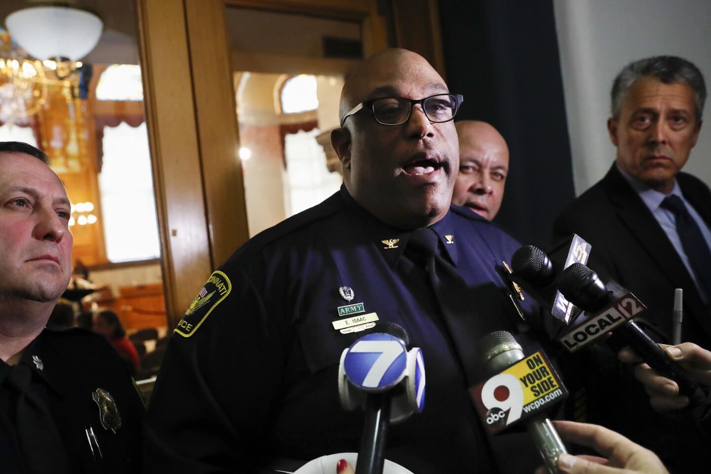 Cincinnati police chief Eliot Isaac said it doesn't appear there is any video footage of the deadly nightclub shooting.
