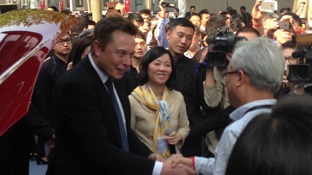 Musk's China charm offensive nets Tesla tax break amid trade war - Los  Angeles Times