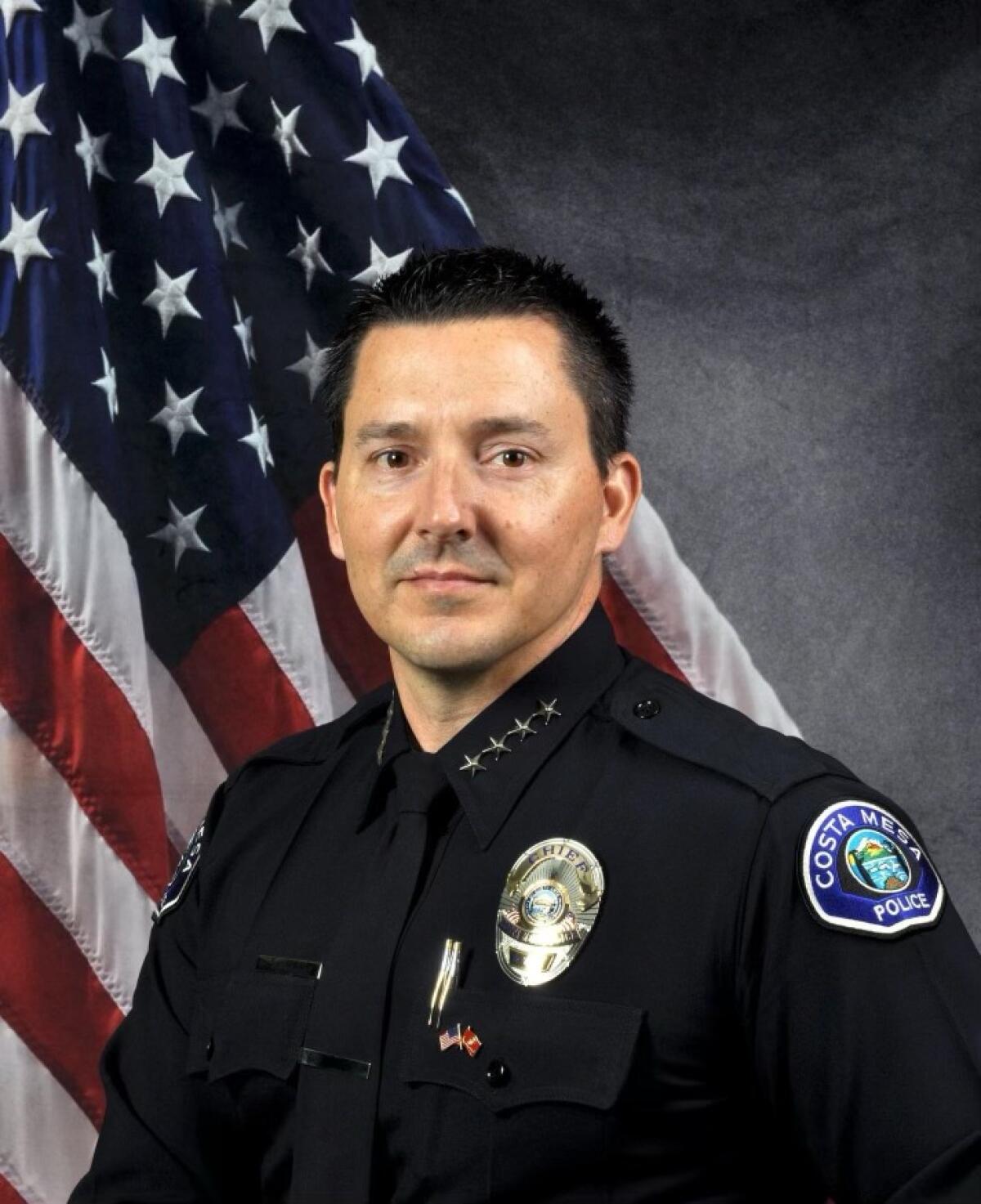 Costa Mesa Police Chief Bryan Glass announced Wednesday he will retire in September after 26 years with the department.