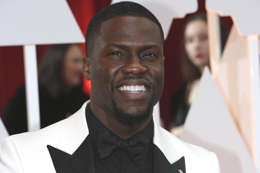 Kevin Hart, here at the 87th Academy Awards, is ready to host the 2016 edition. "If I can start the campaign now and get them into it, I'm all for it," Hart told Movies Now.