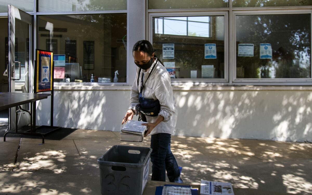 How the L.A. Public Library adjusted to the COVID-19 pandemic - Los ...