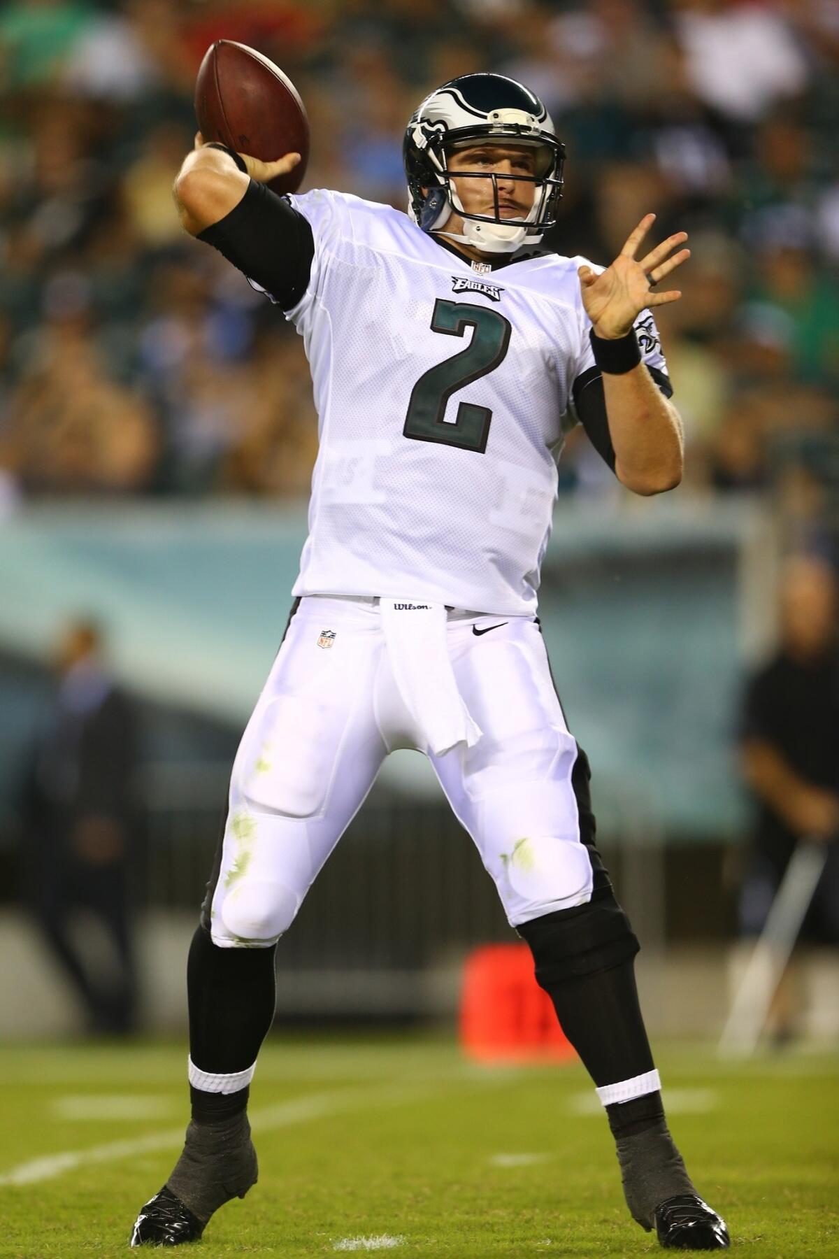 Would the Oakland Raiders try to piece together a deal for Philadelphia Eagles rookie Matt Barkley if their quarterback situation fails to improve?