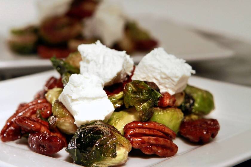 Recipe: Palazzo Giuseppe's Brussels sprout salad