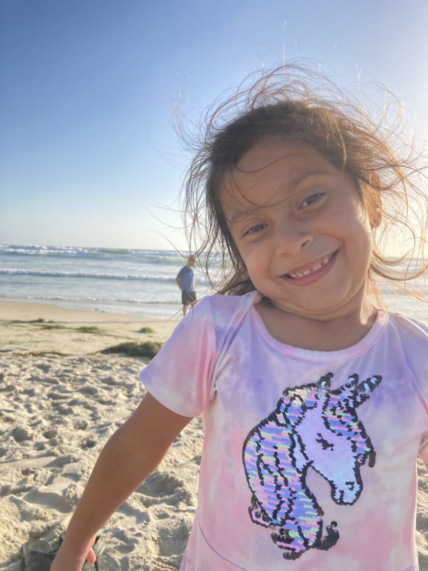 Zoe Corona visits La Jolla Shores on the day that inspired her poem.