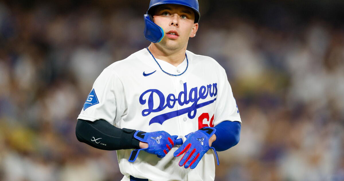 Dodgers catcher Dalton Rushing to undergo elbow surgery for partial UCL tear