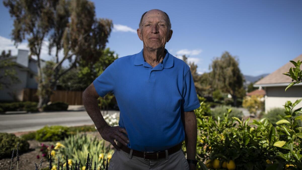 Adrian Peyrat, 82, said neighbors began locking their doors and created a neighborhood watch after a double homicide in Goleta in 1981.