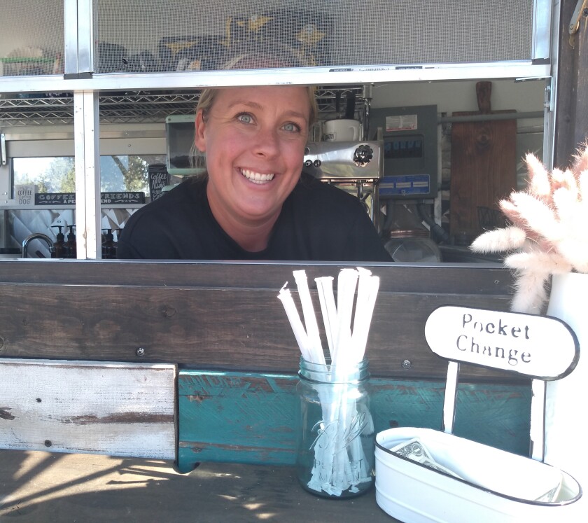 Cattle Dog Coffee owner Chelsea Schoeni plans to expand her coffee truck by moving into Short and Sweet Bakery’s storefront.