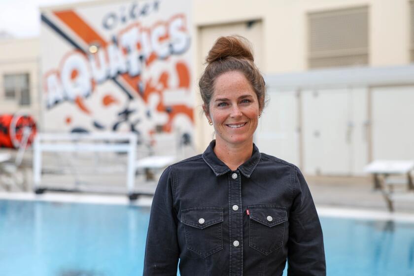 Huntington Beach alumnus Tasman Thorsness is returning to coach the Oilers' girls' swimming program, which she headed from 2009 to 2013.