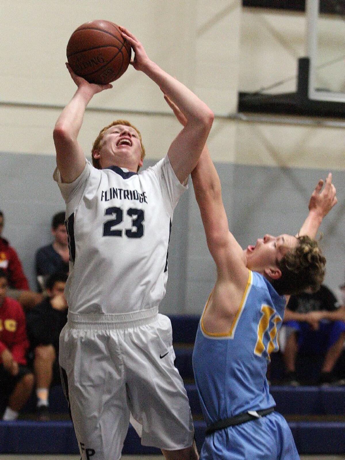 Jake Althouse and the Flintridge Prep boys' basketball team earned a CIF first-round win over Quartz Hill on Wednesday.