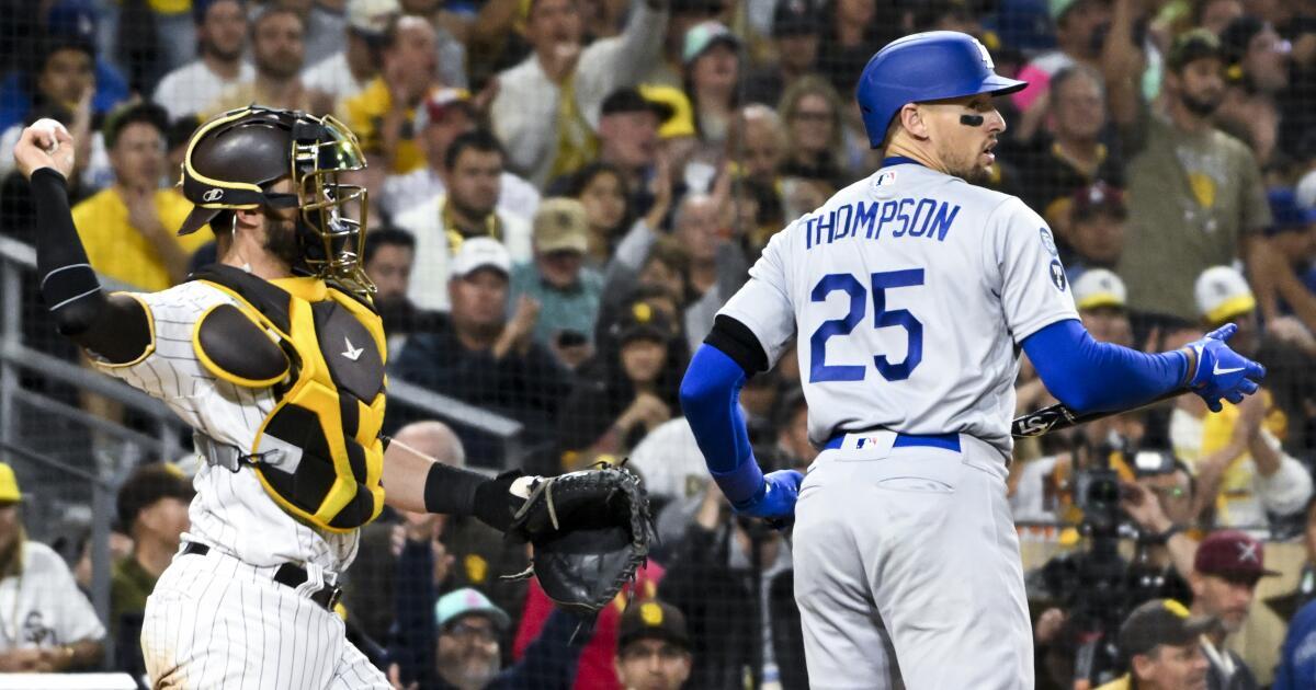 Dodgers on brink of playoff elimination after NLDS Game 2 loss - Los Angeles Times