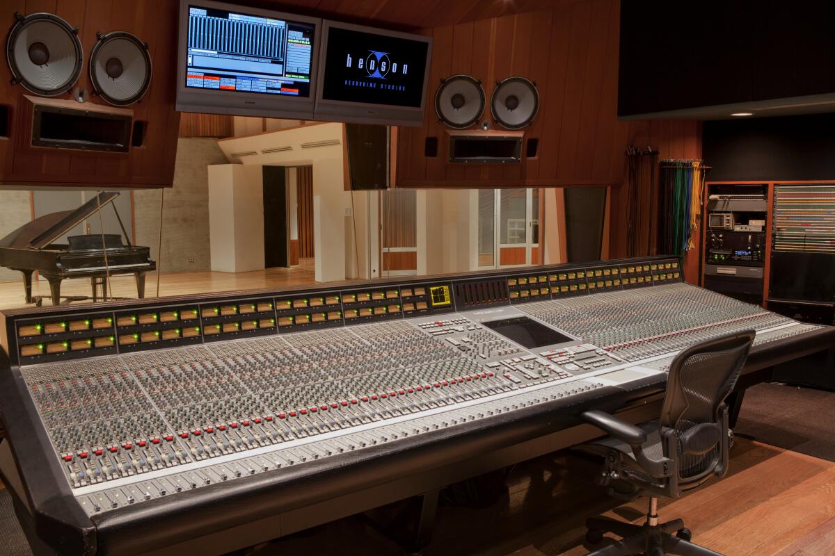 A view of Henson Recording Studios.