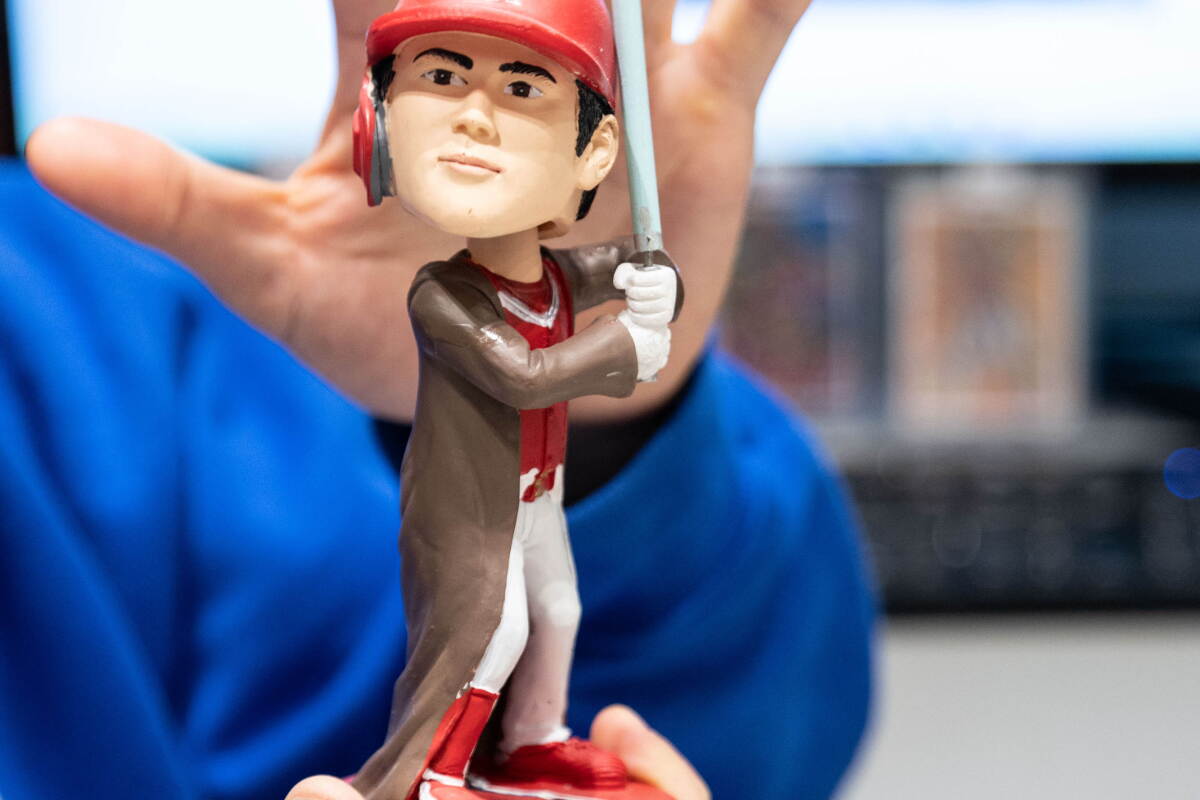 An Ohtani bobblehead.