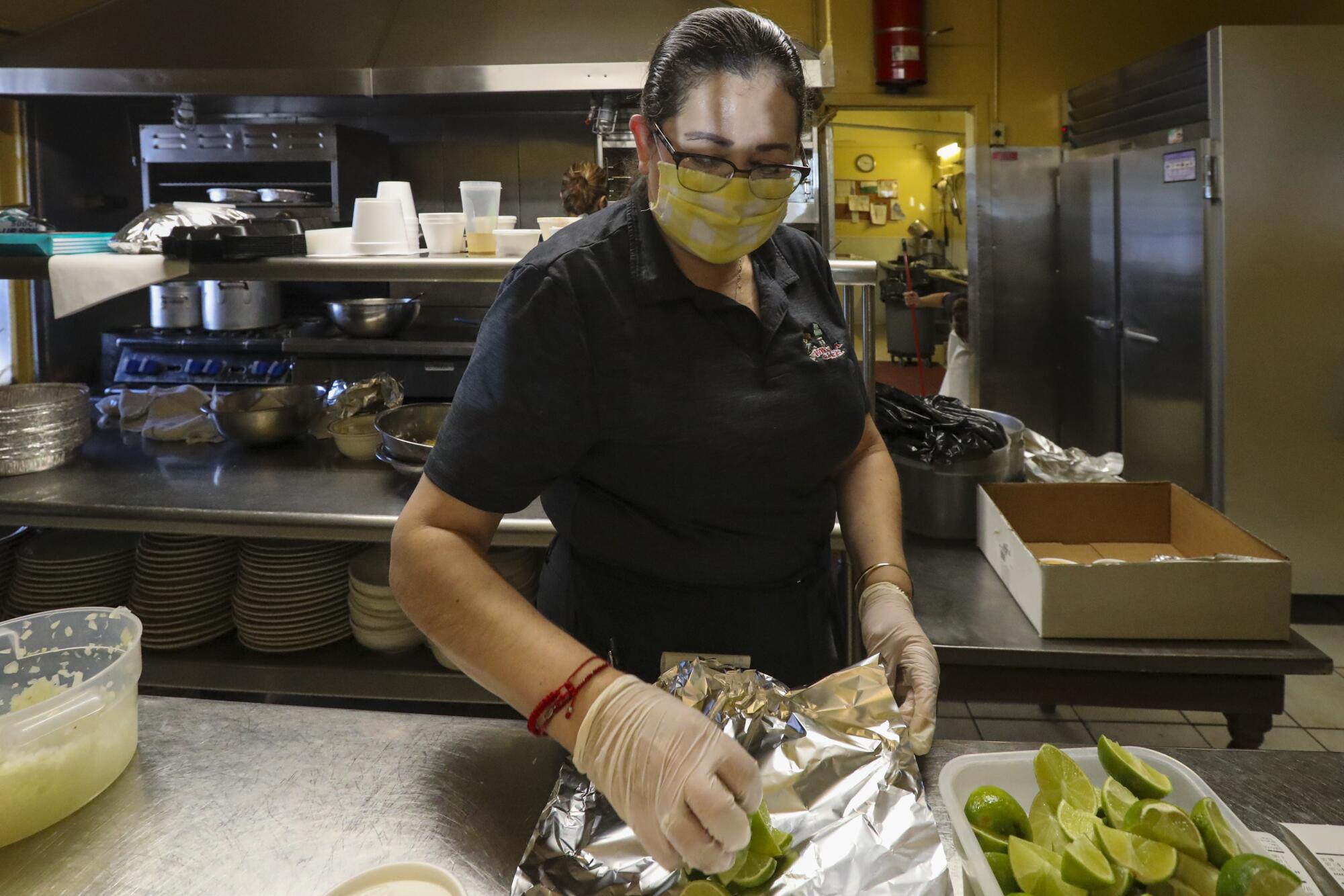 Patty Martinez, who has worked at Mitla Cafe for 33 years, called Lucy Reyes her best friend.