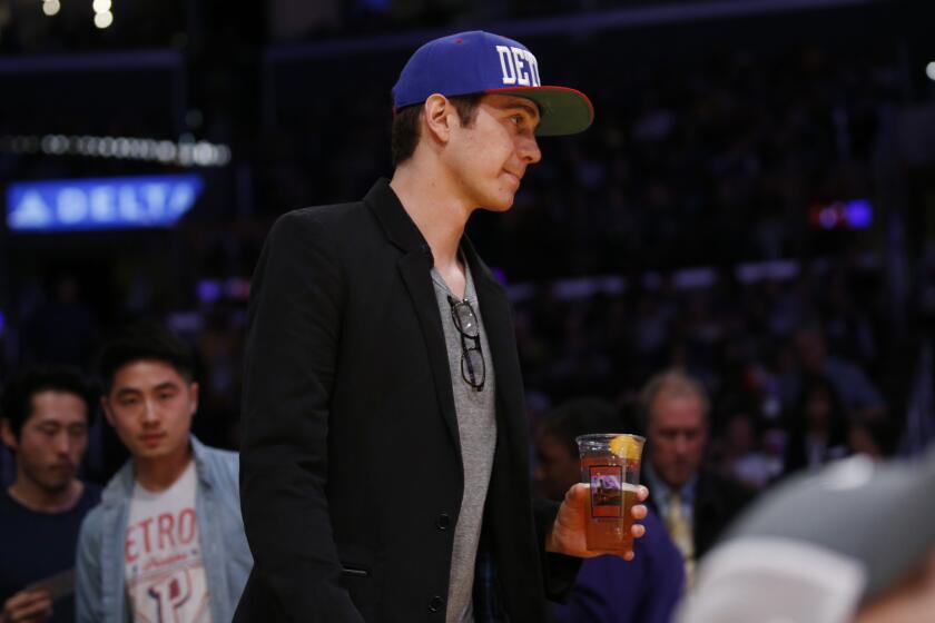 Hayden Christensen, pictured here at a Lakers game in March, is to play the lead role in "Marco Polo."