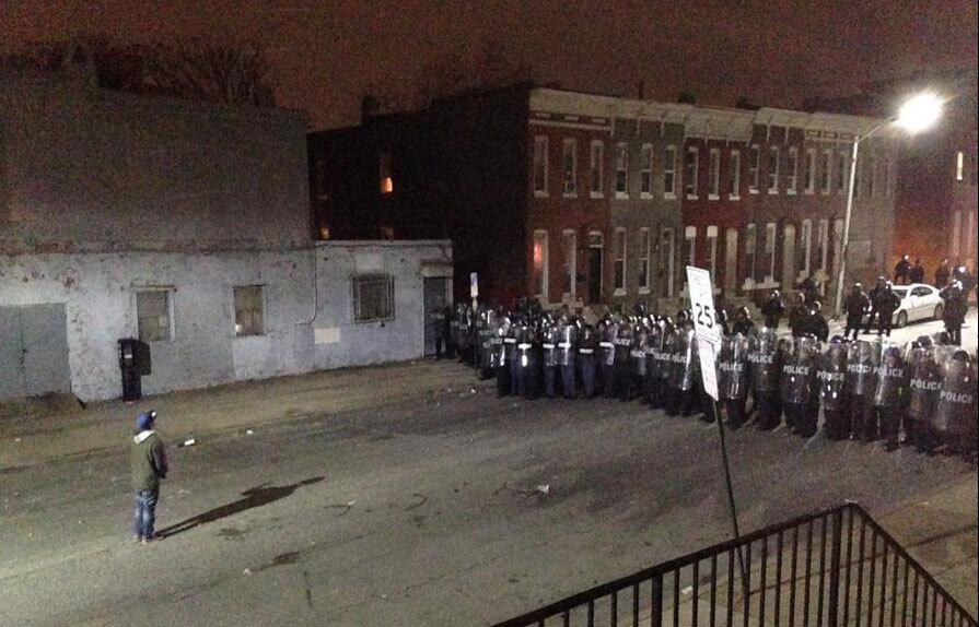 Protests in West Baltimore