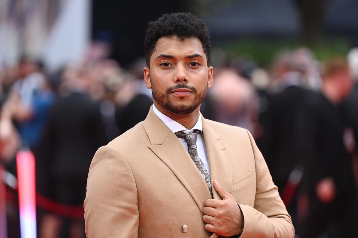 Chance Perdomo on a red carpet in 2023.