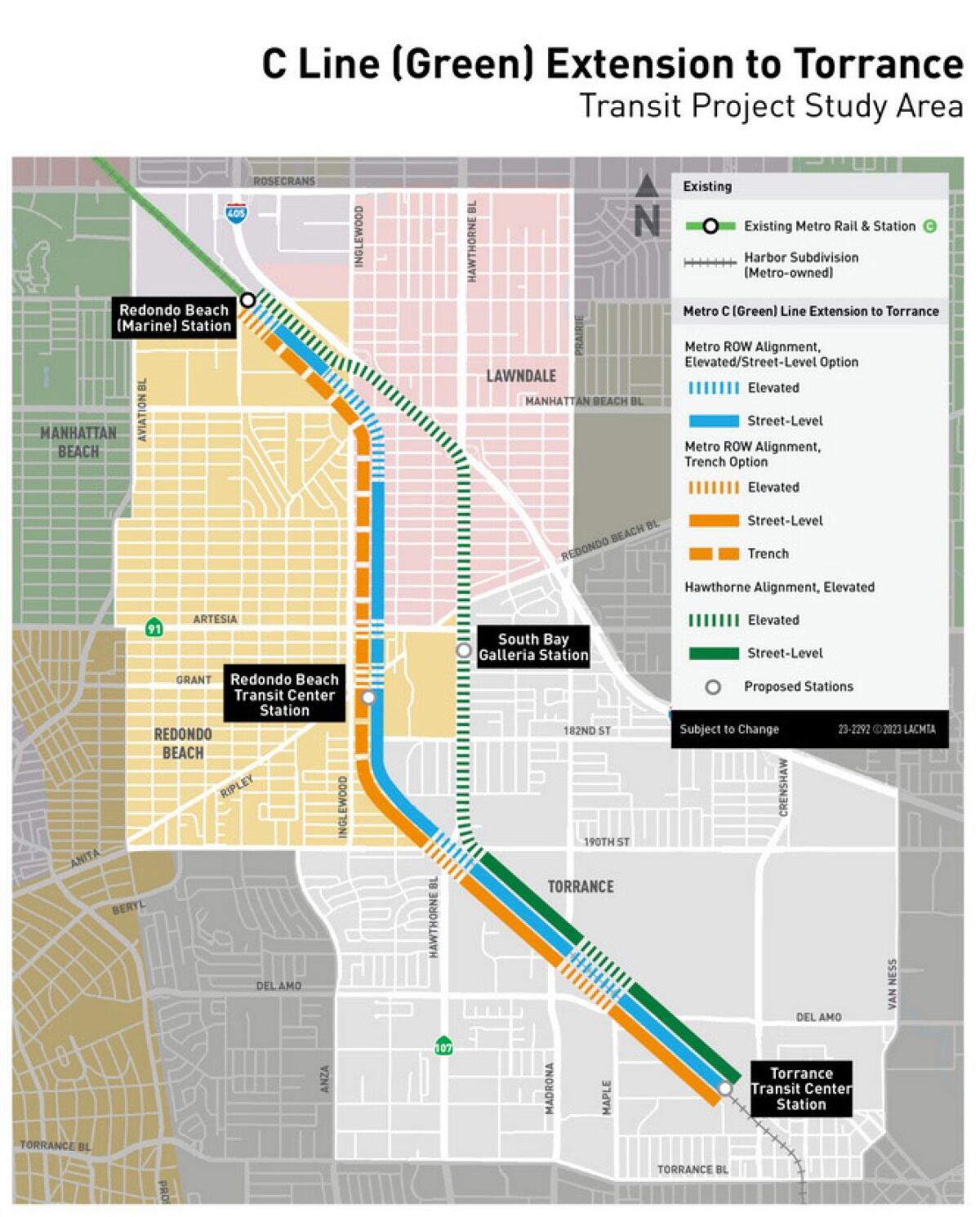 Metro C-Line extension graphic 