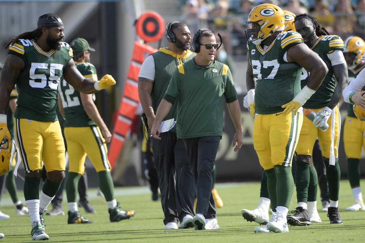 Packers' defensive woes put focus on Barry before Lions game - The