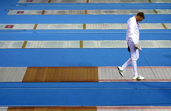 Olympics - Netherlands' fencing team