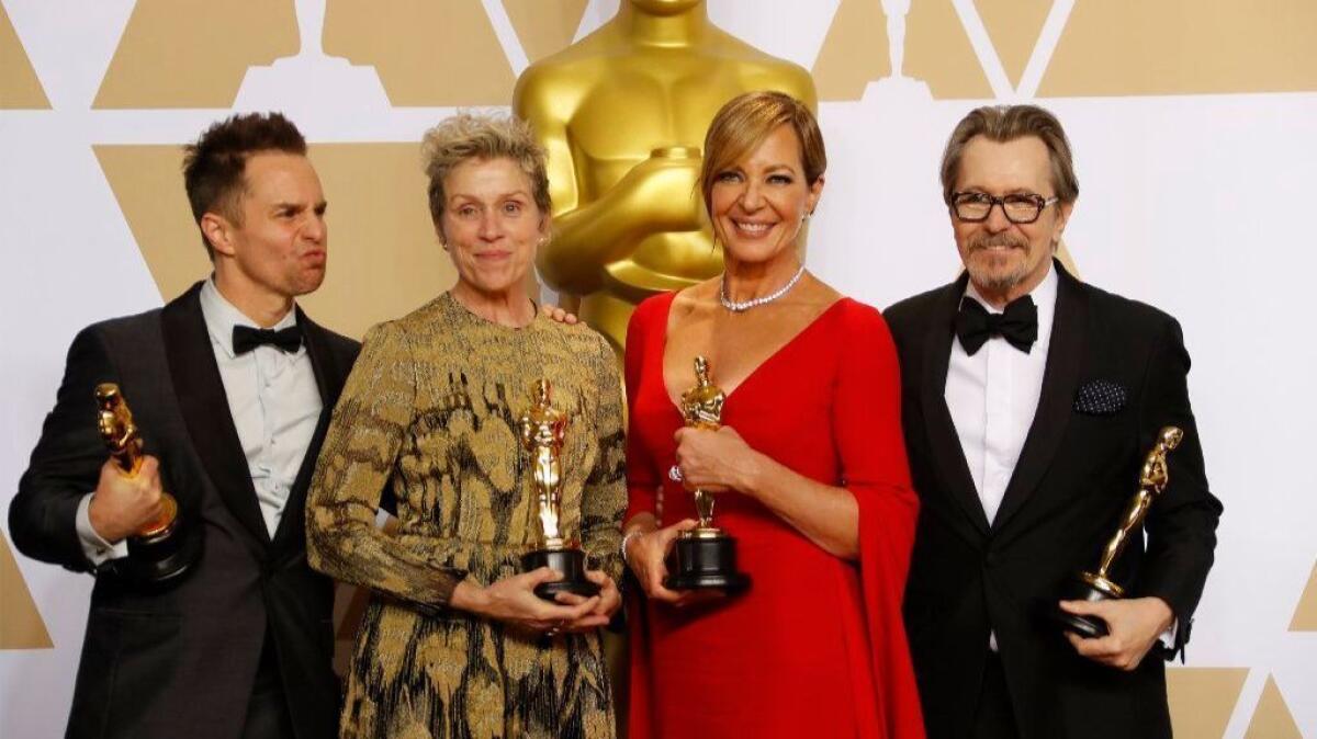 Sam Rockwell, Frances McDormand, Allison Janney and Gary Oldman all won acting Oscars, as expected, on Sunday night.