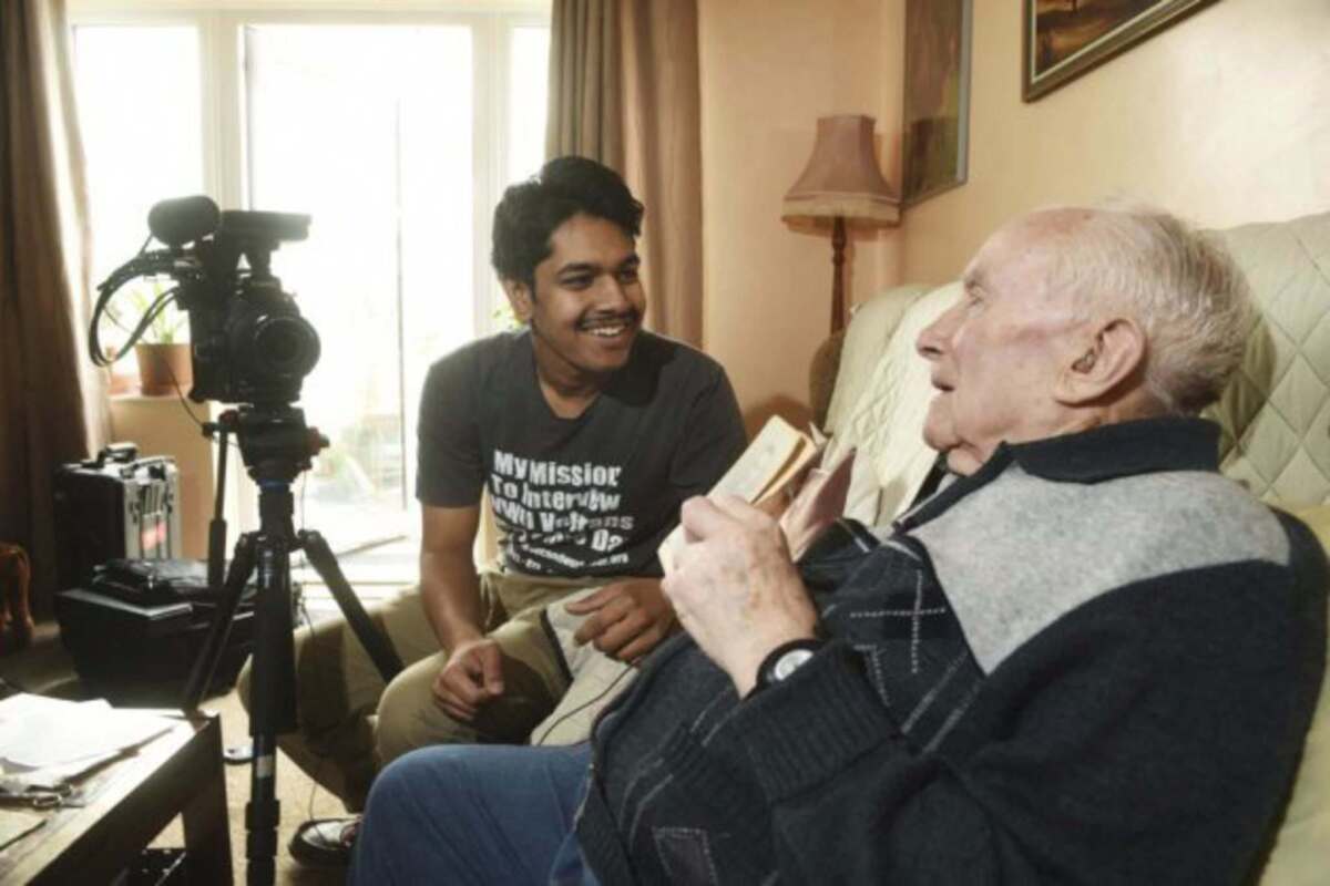Rishi Sharma once interviewed Len Mann, a British World War II veteran who fought in the Devonshire Regiment.
