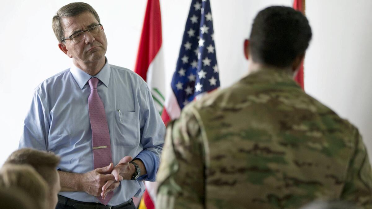 Under President Obama, Defense Secretary Ash Carter would abolish the ban on transgender people in the armed forces.