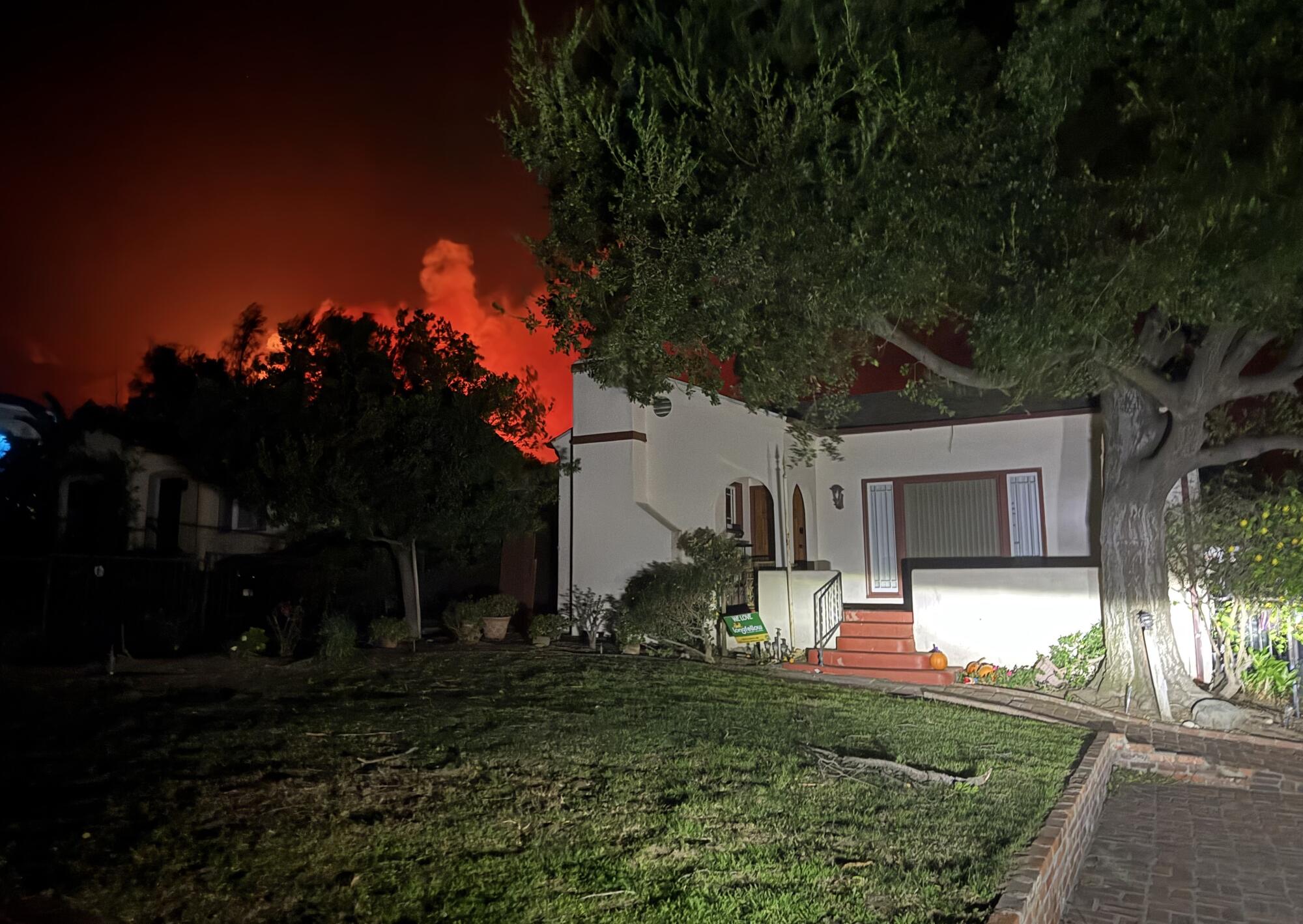 Altadena, California-Jan. 11, 2026-Tanya Reyes, Antonio Reyes, and their three young d