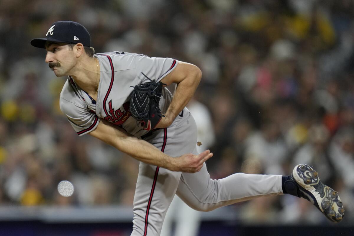 Strider, Braves pummel Padres 8-1 for 8th straight win - The San Diego  Union-Tribune