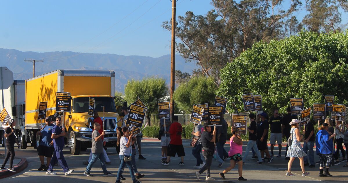 Three months ago they unionized. Now a strike by Amazon contract drivers is heating up