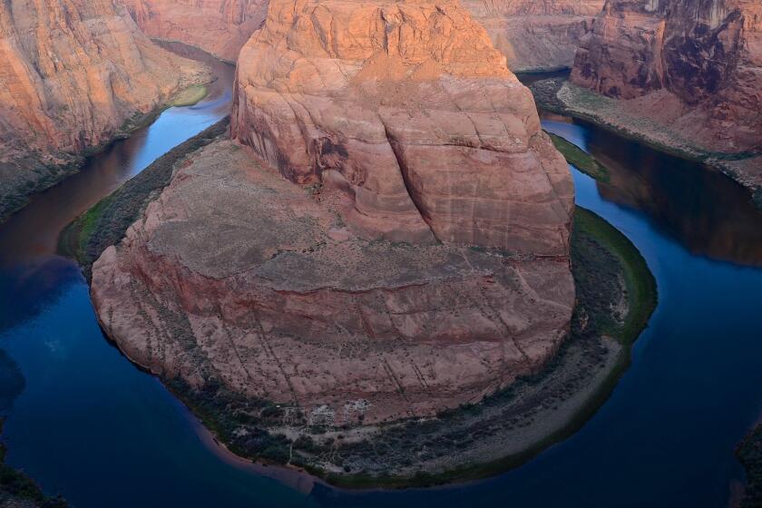 Horseshoe Bend on U.S. Route 89 is part of Glen Canyon National Recreation Area.