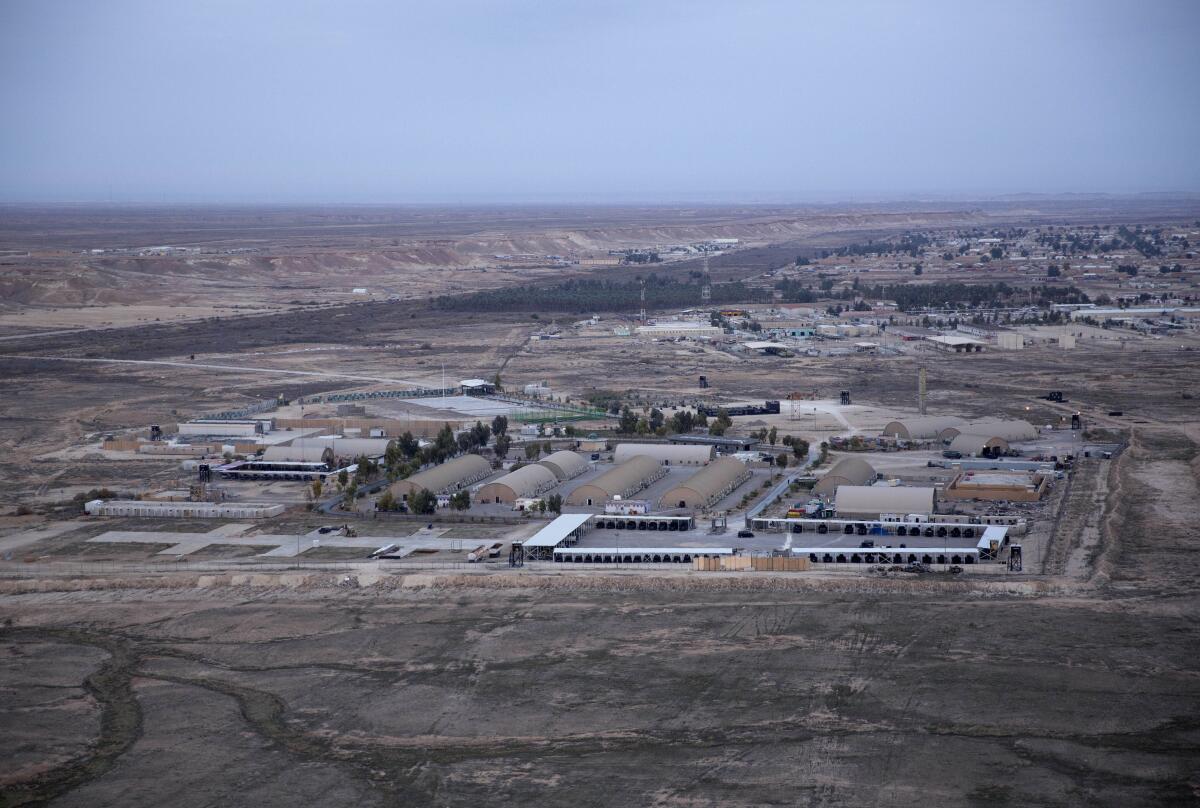 Asad Air Base in western Iraq last year.