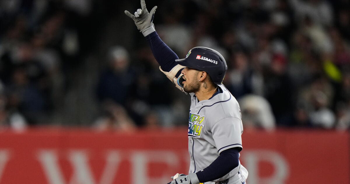 Photo: latimes.com Rays Sweep Yankees as Victor Mesa Jr. Hits Home Run