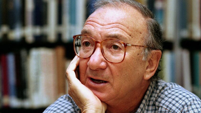 Neil Simon, shone in 1994, wrote "The Odd Couple," "Brighton Beach Memoirs and "Lost in Yonkers." The playwright died Sunday.