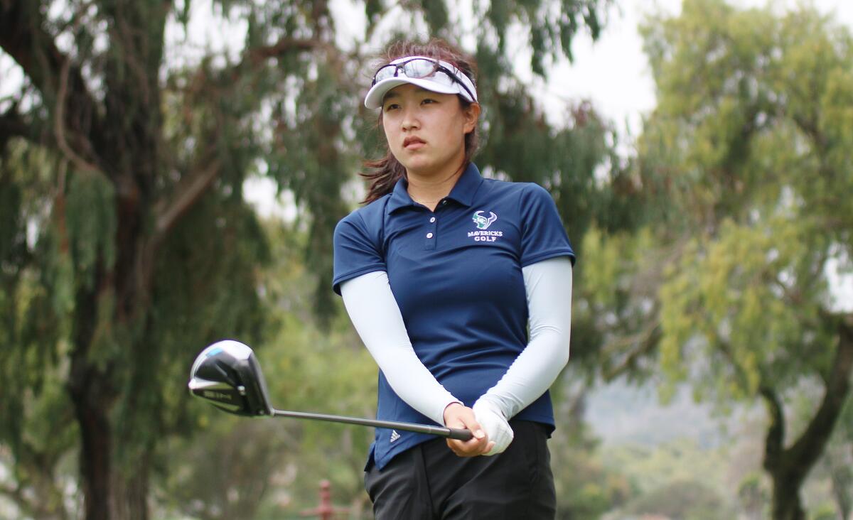 La Costa Canyon's Joys Jin placed fourth individually, posting a one over par both rounds.