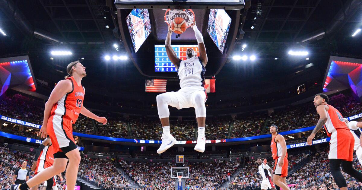 Incluso sin Kawhi Leonard, el equipo de Estados Unidos vence a Canadá