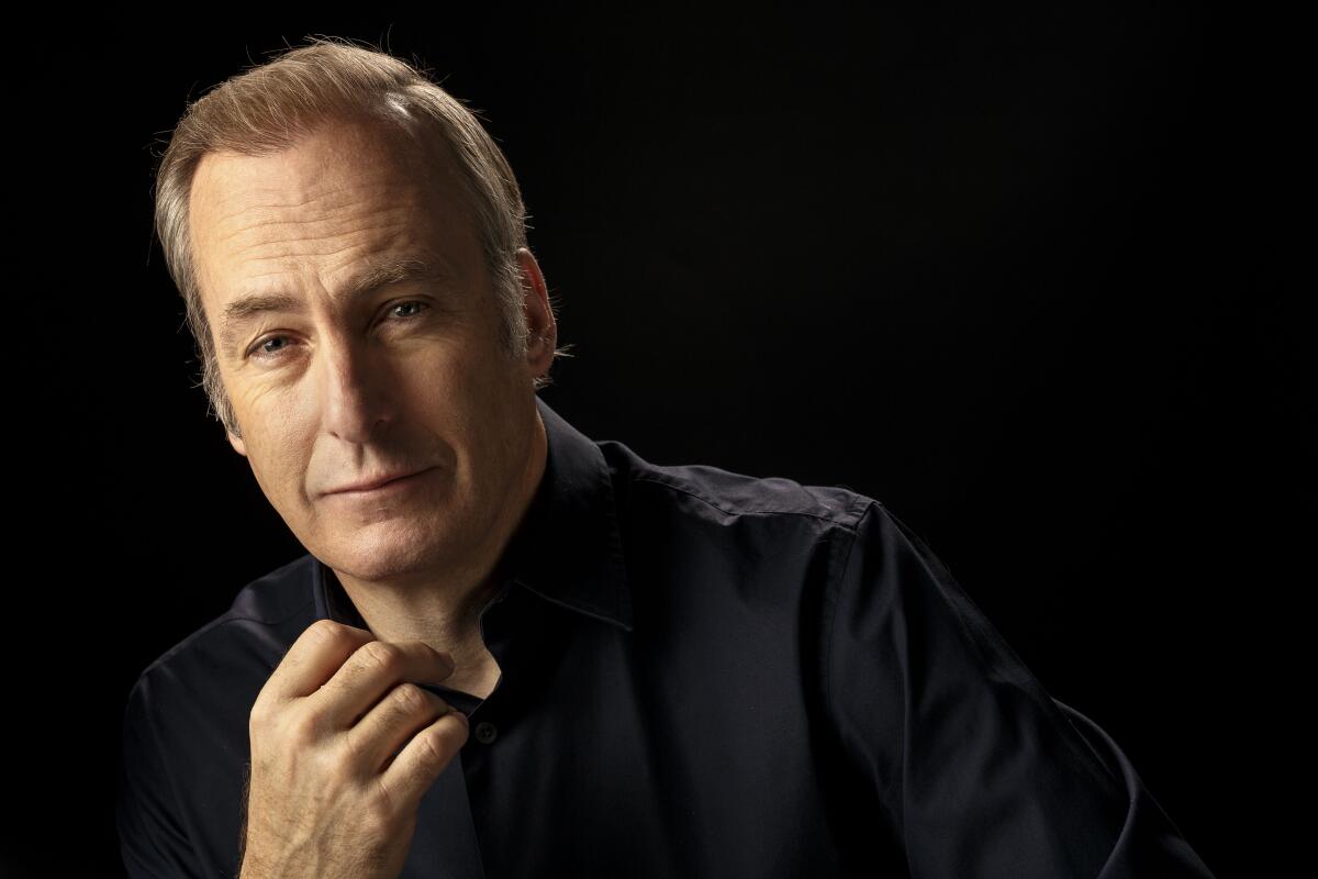 A portrait of actor Bob Odenkirk.