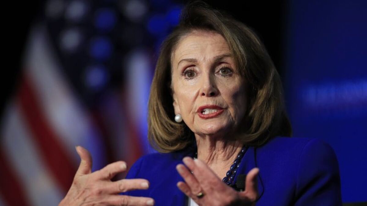 House Speaker Nancy Pelosi (D-San Francisco) is a leading proponent of keeping the House's focus on President Trump's behavior in the Ukrainian revelations.