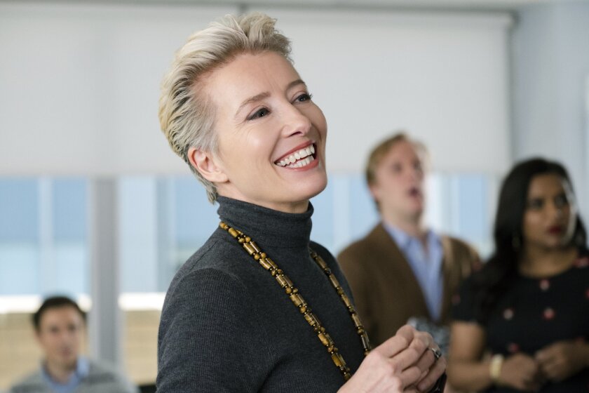 Emma Thompson in the movie "Late Night."