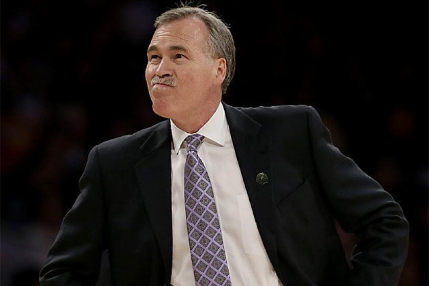 Lakers Coach Mike D'Antoni kept all of Mike Brown's assistants on staff last season.