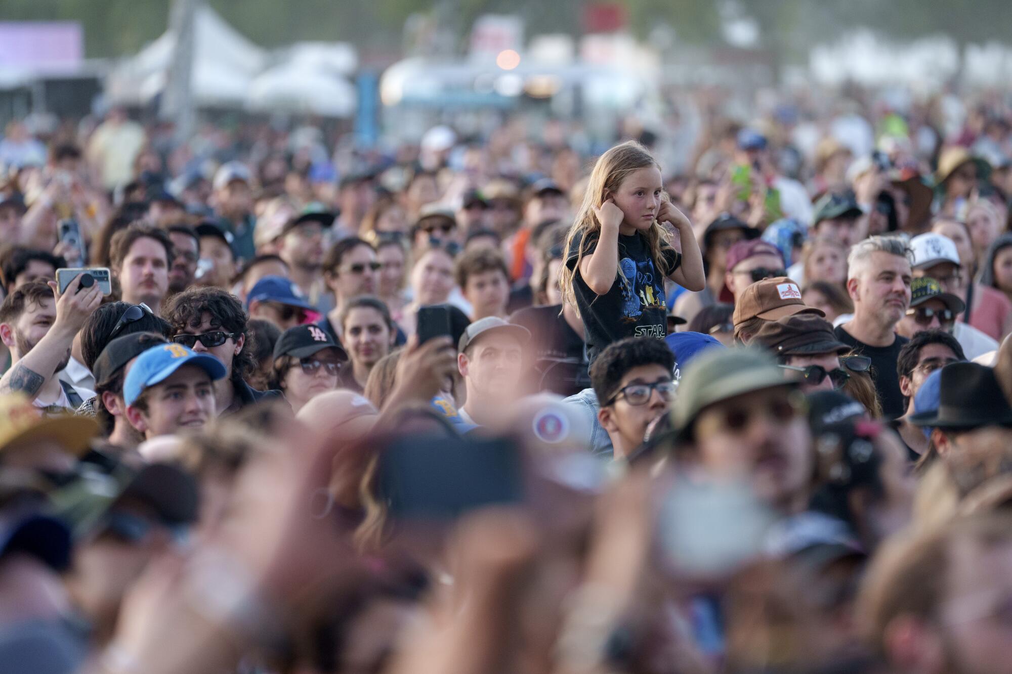 Fans of Saturday's just like Heaven Festival in Pasadena.