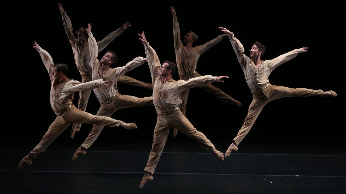 Dancers perform Twyla Tharp's "Preludes and Fugues" at the Wallis Annenberg Center for the Performing Arts in Beverly Hills last fall.