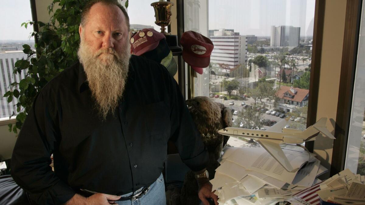 Developer Michael Harrah in his Santa Ana office in a 2005 file shot.