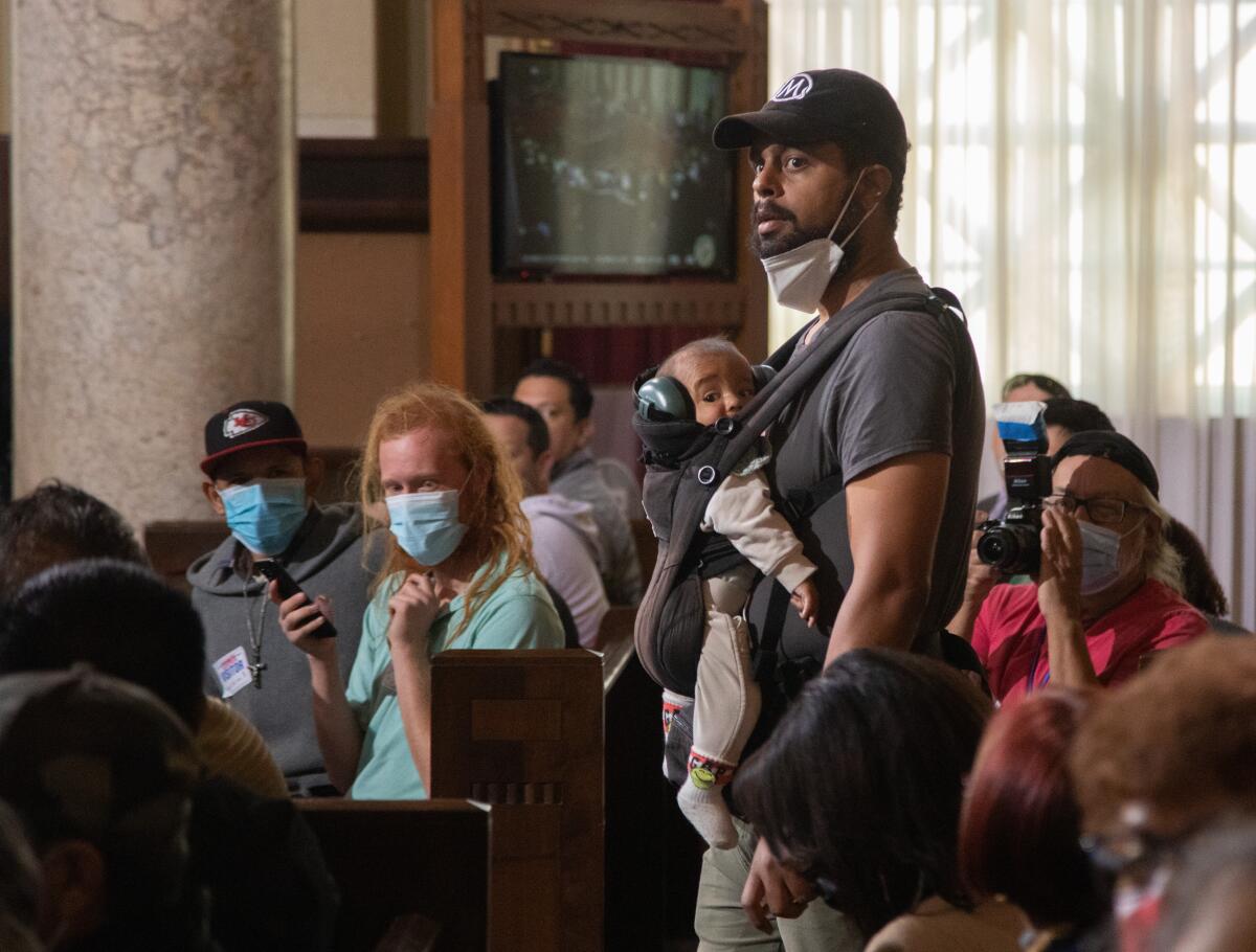 Activist’s toddler is at center of LAPD Commission controversy - Los ...