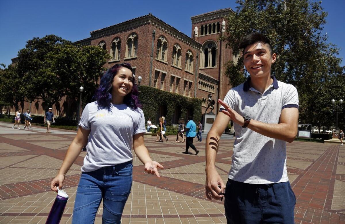 Victoria Perez, left, and Isaac Lemus were amazed to discover how much they had in common.