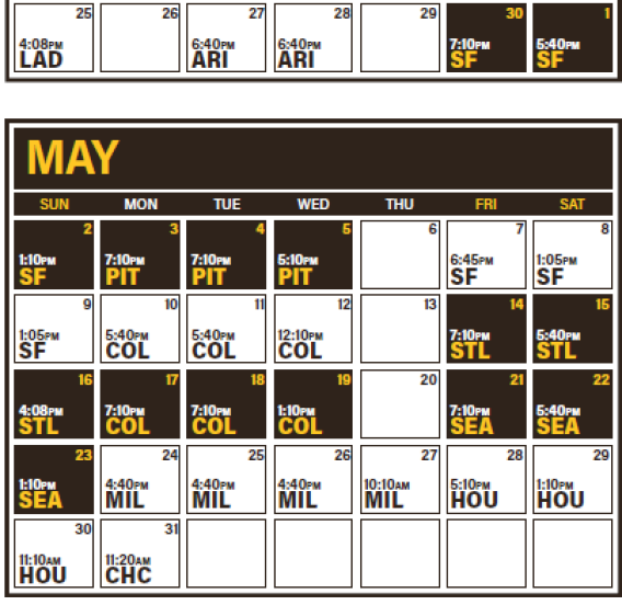 Padres 2023 Schedule 2023