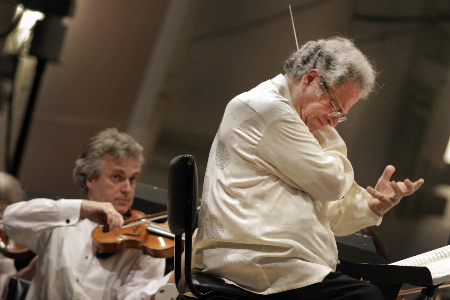 Arts and culture in pictures by The Times | Itzhak Perlman at the Hollywood Bowl