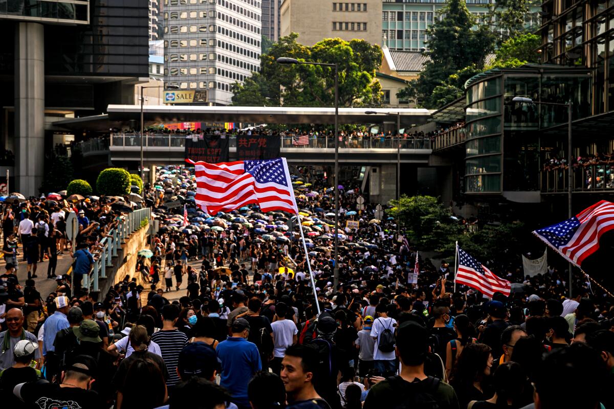 Pro-democracy rally in Hong Kong
