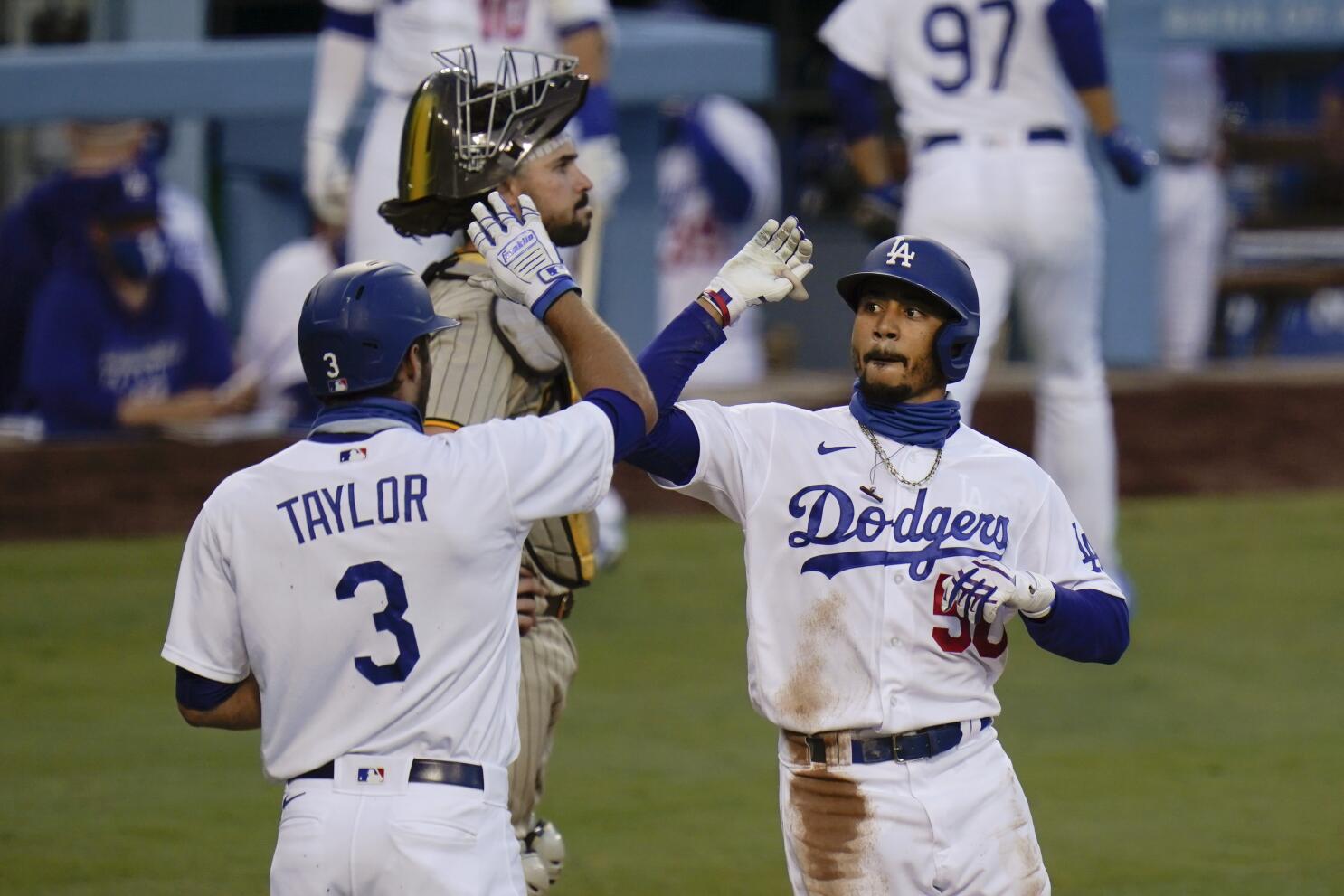 Mookie Betts sets pace for homer-happy Dodgers in rout of Padres - Los  Angeles Times